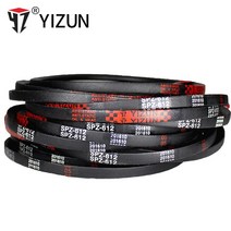 Yizun spz3v 유형 spz1087 1250mm 하드 와이어 고무 드라이브 피치 길이 둘레 산업 변속기 농업 기계 v 벨트, spz1212mm lw, 1개