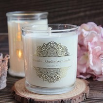 비단장이 프리미엄 아로마 소이캔들, 포장안함/우드심지, 가든파티, 300ml