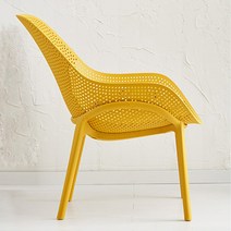 가구로드 라나라운지체어 야외의자 플라스틱의자 테라스의자 사출의자 카페의자, 라나라운지-옐로우