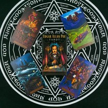 타로책 스프레드천 동양 카드 종류 예쁜 초보 세트 le tarot 마나라 타로 데크 테이블 오라클 점술 운명 영어 보드 게임 놀이 파티 요술 용품 제단용, 78PCS TS61