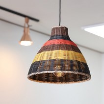 LED 라탄오색 1등 팬던트 7015-1D, 라탄오색등