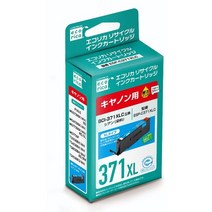 일본직발송 3. ECORICA 에코 리카 캐논 (CANON) 대응 리사이클 잉크 카트리지 BCI-371XLC 시안 대응 ESP-C, 상세 설명 참조0, 상세 설명 참조0, 시안  대용량  봉투 패키지 FFP