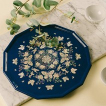 자개트레이 나전칠기쟁반 일인다과상 자개다과상