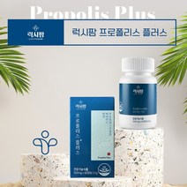 럭시팜 호주산 프로폴리스 플러스 (60캡슐) 면역력높이는 염증에좋은 비염 프로폴리스아연 영양제
