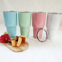 ICON 몬스터 텀블러 대용량, 실버, 900ml