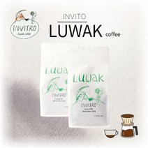 인비트로 발효 루왁 커피 (원두 드립백), 1kg, 홀빈