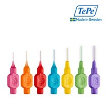 테페 스웨덴 교정용 임플란트용 치간칫솔 i형 오리지널 0.4~1.1mm 6개입, 핑크 0.4mm, 6개