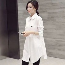 날달여 여성 봄 여름 가을 빅카라 긴팔 블라우스 티셔츠