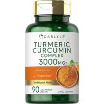 칼라일 투메릭 커큐민 3000mg 90캡슐, 90정, 1개