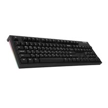 HACKER K660M 이색사출 PBT 체리 게이밍 기계식 키보드 (갈축 넌클릭), 블랙(갈축 넌클릭)