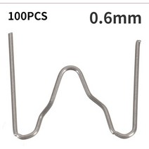 플라스틱 용접 와이어 핫 스테이플러 자동차 범퍼 표준 프리 네일 100, 06 W type 0 6mm