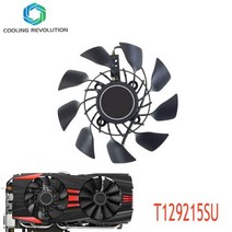 95MM T129215SU DC 12V 0.5A ASUS GTX760 780 780TI R9 280 290 280X 290X 390 390X GTX970 VGA 카드 냉각 팬, 4Pin