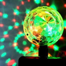 싸이키 미러볼 가정용 무대 조명 USB 홈파티 차량조명, 4. LED미러볼 - C타입