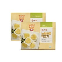 [풀무원] 풀스키즈 노랑하트 백설기 (400g) 2개, 400g