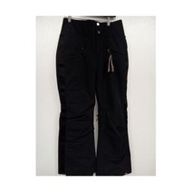 록시 스키복 바지 보드복 NWT Roxy 여성 Spiral Snow Pants Black Regular Fit Ski Snowboard sz L #Z1B