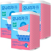 모나리자 다용도 에어볼 키친타올 160p, 3팩, 8개입