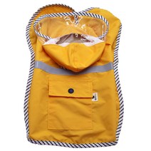 별이네 똑딱이우비 강아지옷 애견의류 여름신상, 노랑