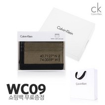 캘빈클라인 잡화 캘빈클라인 지갑 코튼 남성 카드지갑 79667 WC09 쇼핑백증정