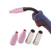 용접기 용접용품 5pcs mb15ak migmag 가스 세라믹 노즐 용접 총 토치 팁 노즐 쉴드 컵