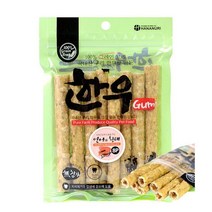 강아지 간식 국내산 한우껌 그레인프리 연어와 황태 8P, 한우껌 밀크 15P