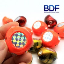 청룡조구 3D 유동식 타이라바 헤드 양면 홀로그램 수제 참돔 채비 선상 40g-150g 참돔낚시, 골드 (v형쿠션고무 2ea 동봉)-100g