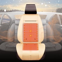도린 차량용 자동차통풍 냉풍시트 열선 안마 시트 3가지, 도린 온열시트_블랙