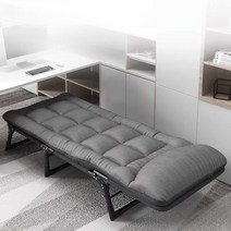 접이식 간이 침대 1인용 병원간병 캠핑 사무실 필수 아이템 안정적인 8각모델, B.68x190cm 8각 검정