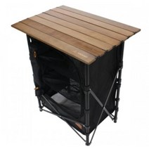 아베나키 컴팩트 폴더블쉘프 - 우드탑메쉬쉘프