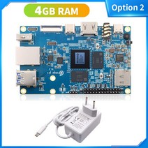 휴비나인 데모보드 Orange Pi 5 16GB RAM 단일 보드 컴퓨터 Rockchip RK3588S PCIE 모듈 외부 WiFi BT 기가비트 이더넷 실행 안드로이드 데비안 O, 2.Option 2