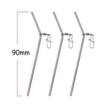 태클박스 바다 민물 루어 원투 미끼 소품 잉어 낚시 엉킴 방지 레그 후크 스냅 방법 보일리 물고기 3 개