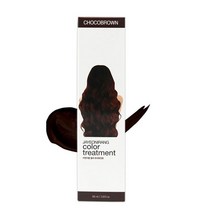 자연이랑 컬러 트리트먼트 60ml (15종) 4개 묶음, 초코브라운(CHOCOBROWN)