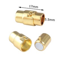 악세사리 부자재 목걸이 팔찌 만들기 가죽 강한 자석 걸쇠 DIY 보석, 28. (5.5x17mm) 5set