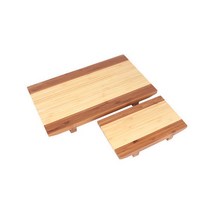 대나무 투톤 회도마 l 스시 초밥 나무 도마 고기도마