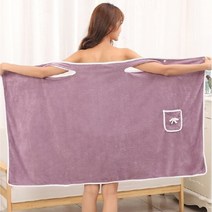 샤워가운 원피스 수영장가운 샤워타월, 핑크