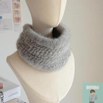 넥워머 머플러 털 밍크 심플 숏 짧은 미니목도리
