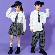 엑소 교복 남아 여아 동 키즈 힙합 방송 댄스복 공연 KPOP 의상