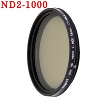 KnightX 전문 CPL Star ND 필터 니콘용 37mm 52mm 55mm 58mm, ND2-1000_49mm