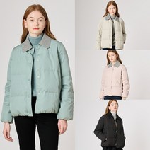 BCBG S 니트 패치 구스 다운 점퍼 B3S1G870 (사은품증정)