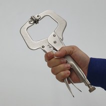 에스씨 코리아 C형 락킹 바이스 플라이어 대 철판 클램프 고정, C형 락킹 바이스플라이어 대