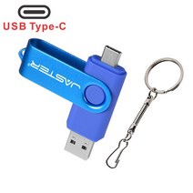 JASTER 고속 USB Flash Drive 2.0 4 기가바이트 8 16 32 64 128 TYPE-C 2 in 1 펜 비즈니스 affairs 방수 P, 05 파란_02 8GB