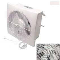 저소음 셔터식 날개 20cm 사무실 환기구 배기팬 배기휀 환풍기 환기팬