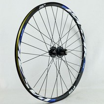 두발 자전거 보조바퀴 파삭 mtb 휠셋 26인치 27.5 인치 29er 뒷바퀴 32 홀 디스크 브레이크 qr 9135mm 4 밀봉 베어링 산악 뒷바퀴, 27.5 블랙 허브 블루