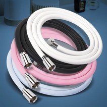 실리콘호스 물떄방지 샤워기 줄 샤워호수 교체 꼬임 호수 실리콘 튜브형 화장실호스 연결 기줄, 블루