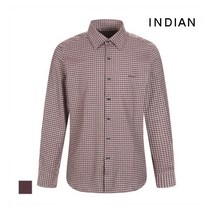 인디안 INDIAN 남성 캐주얼 체크셔츠__MITNLVWA147