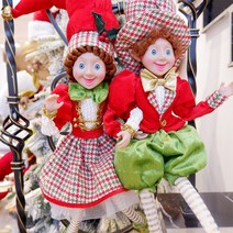 크리스마스오브제 오너먼트 장식 ABXMAS 엘프 플러시 인형 Navidad 새해 선물 트리 매달려 품 장난감, 14 ST5-7