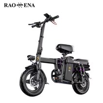 라온제나 전기자전거 전동 접이식 PAS 스로틀 가성비 출퇴근 배달용, 프리미엄 20ah