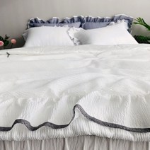 천사베딩 레오나 여름 아사 시어서커 이불 시원한 여름 차렵이불