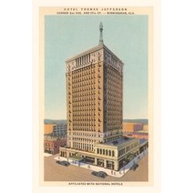 (영문도서) Vintage Journal Hotel Thomas Jefferson Birmingham AL Paperback, Found Image Press, English, 9781669525349