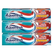Aquafresh 아쿠아후레쉬 충치예방치약 (3팩)/ 이지혜치약