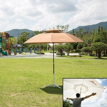 [마이오더] 특대형 파라솔 2.7M 야외 캠핑 휴대용 비치파라솔 86779321EA대형파라솔 카페파라솔 편의점파라솔 테라스파라솔 정원파라솔 옥상파라솔 파라솔그늘막 야외용파라솔 캠핑용파라솔 파라솔세트, 파라솔2.7M:와인